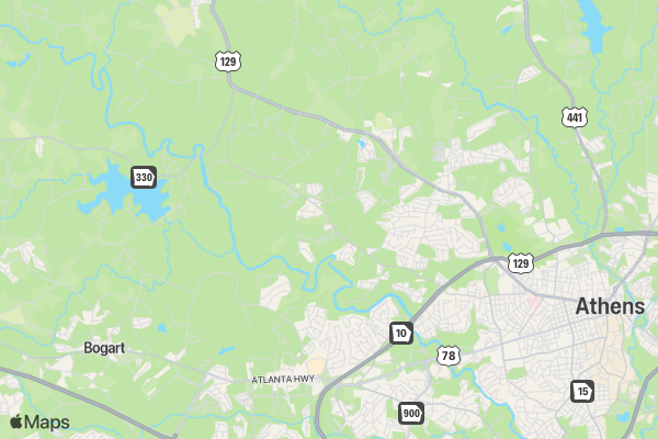 2022 3D Archery Tour of Georgia - Athens location map image