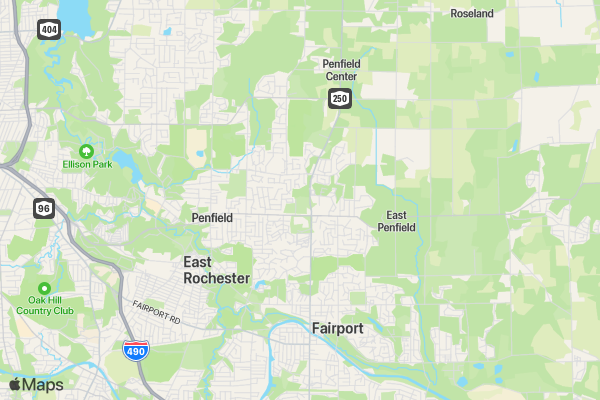 2nd annual Penfield Bocce Tournament location map image