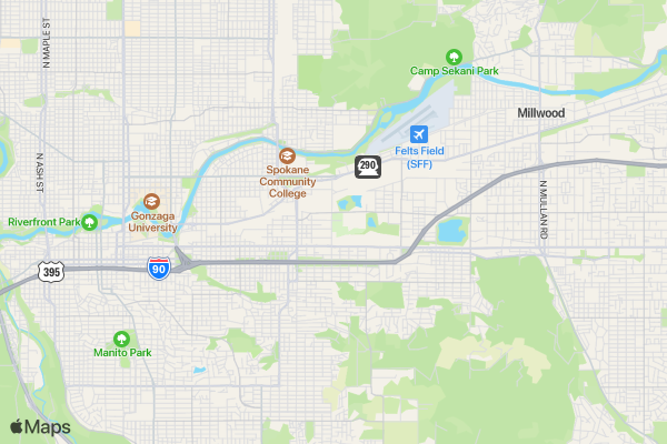 36th Annual Inland Northwest RV Show & Sale location map image