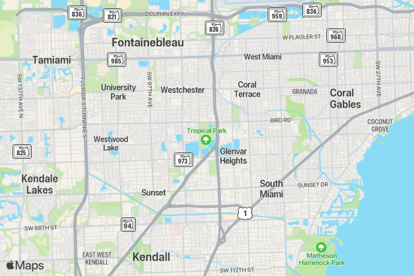 5K Run/Walk & Volleyball Tournament for Mental Health - Miami location map image
