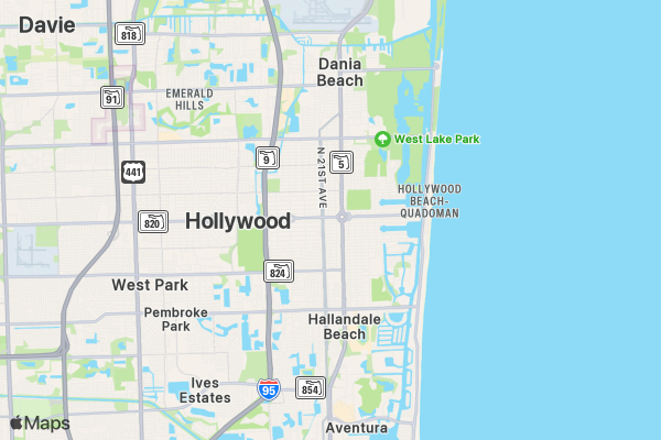 AFWC's Rose Fest location map image