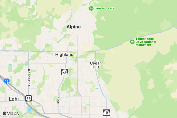 Alpine Days Golf Tournament location map image