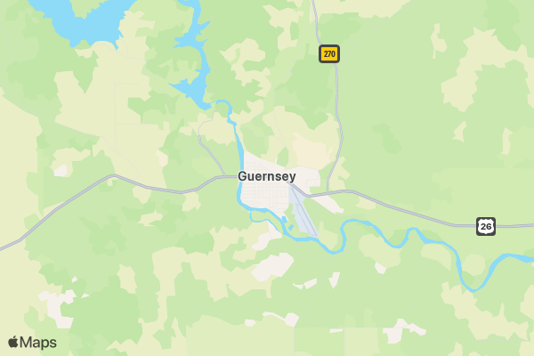 Annual Guernsey Gun Show location map image