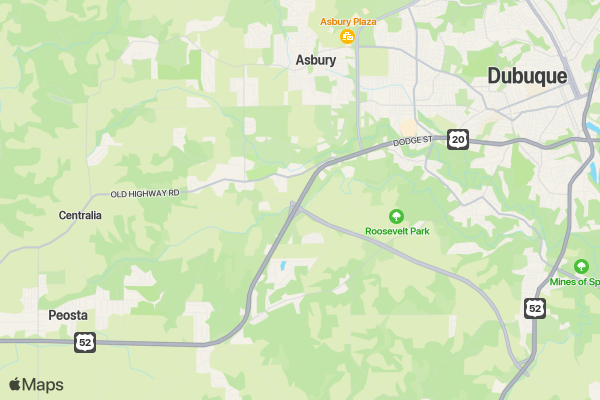 Aug/Sept Adult Pottery Class location map image
