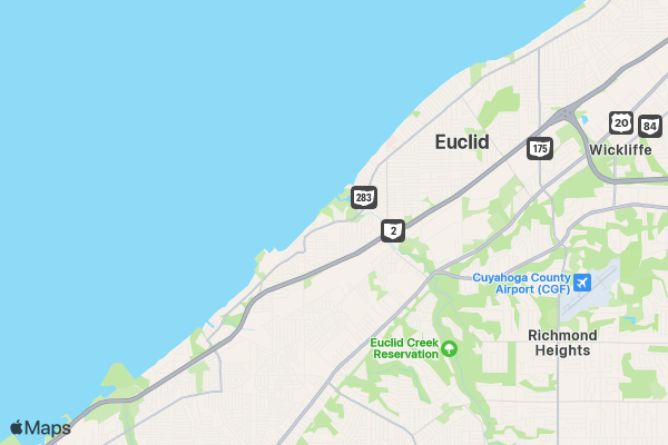 Beach party location map image