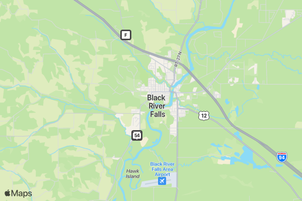 Black River Area Oktoberfest location map image