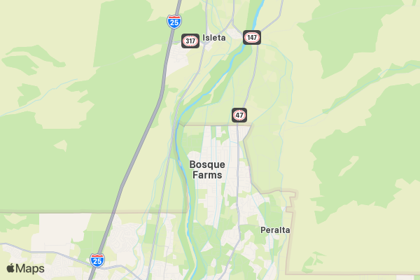 Bosque Farms Gun and Knife Show - August location map image