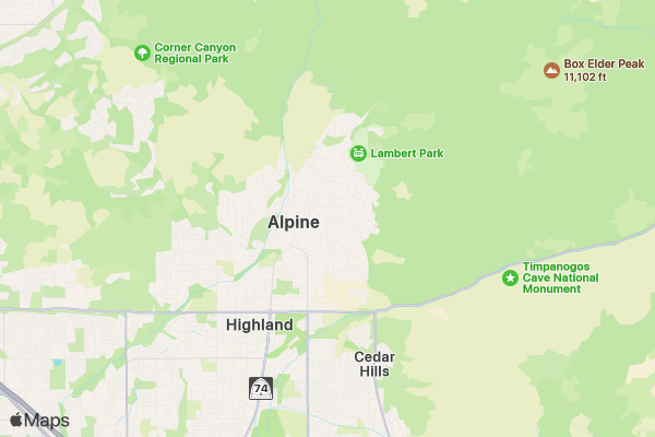 Bunny Run for Morgan location map image
