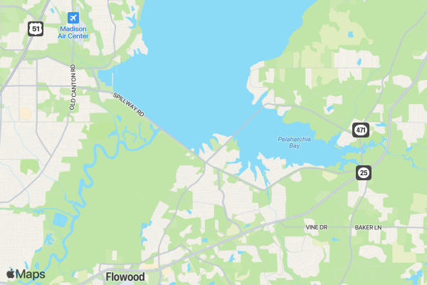 CelticFest Mississippi location map image