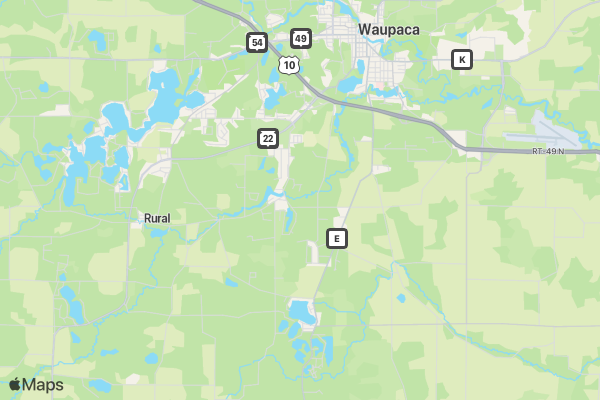 Chain O' Lakes Conservation Club location map image