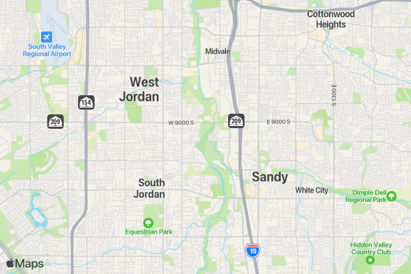 CHRCF Charity Golf Tournament location map image