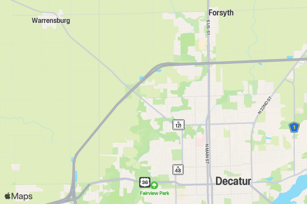 Christian Music Festival location map image
