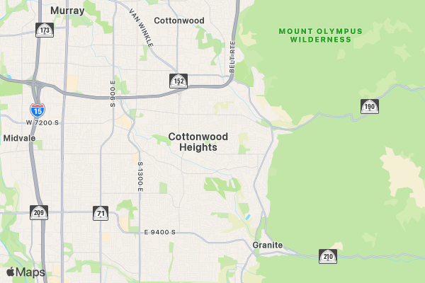 Cottonwood Heights Arts Council Presents SALT Contemporary Dance location map image