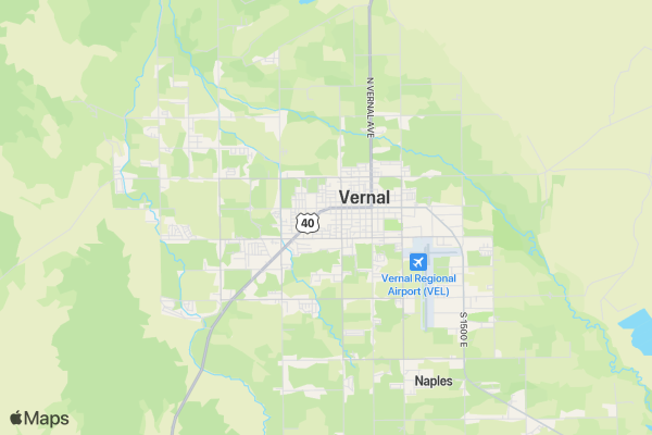 Eli Young Band Vernal location map image