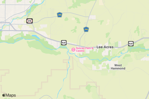 Farmington Gun & Knife Show - May location map image