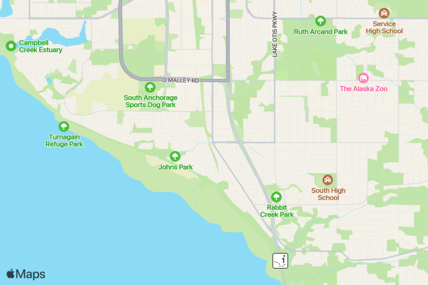 FCA National Archery Scholarship Tour - Anchorage, AK location map image
