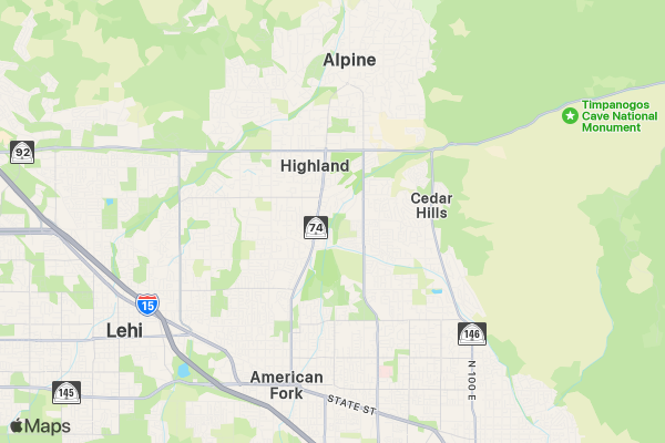 Highland City Fishing Tournament location map image
