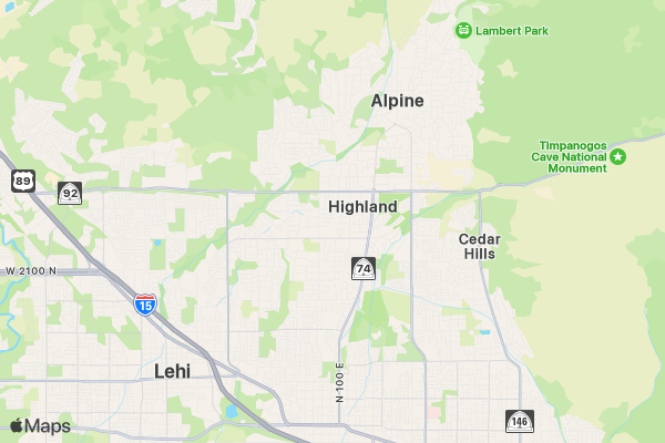 Highland Fling Booth location map image