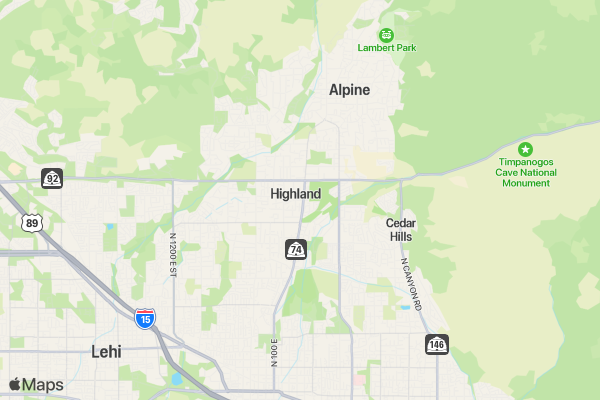 Kickoff Dinner location map image