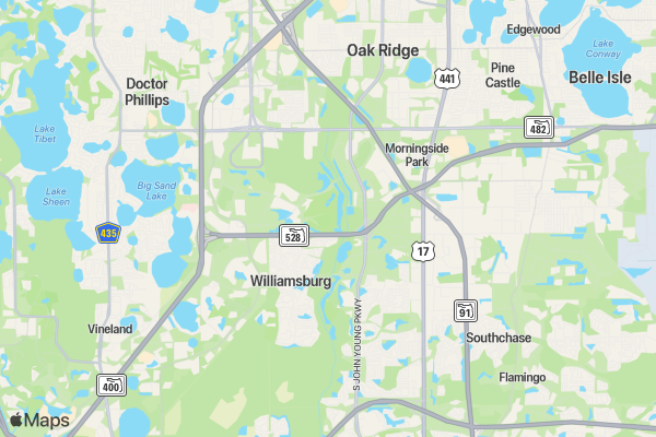HRFL Conference Sunday Night Team Trivia location map image