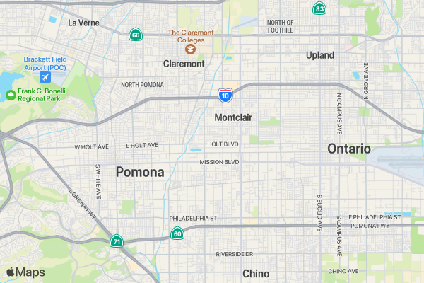 Inland Empire Team Match location map image