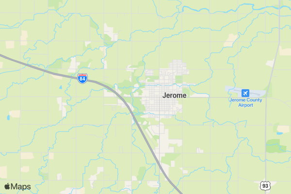 Jerome County Fair- Concert location map image