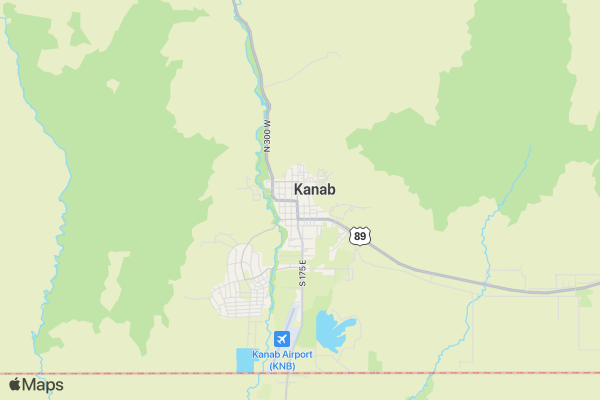 Kanab City Youth Soccer location map image