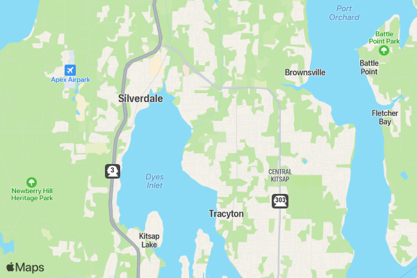 Kitsap Fair location map image