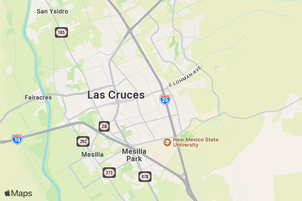 Las Cruces Pecan Festival location map image