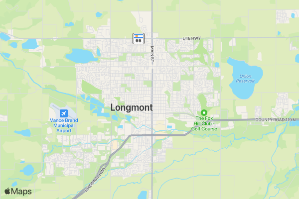 Longmont Volleyball Classic-Day 2 Adult Co-Ed and All Junior Divisions Double's Grass Tournament location map image