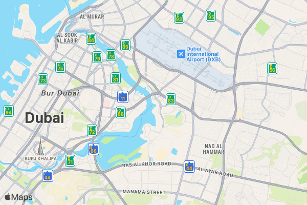 Marketing 2.0 Conference Dubai location map image