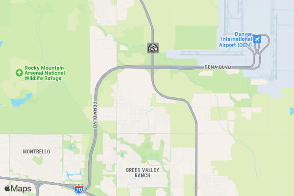 Mile High Hunt and Fish Expo location map image