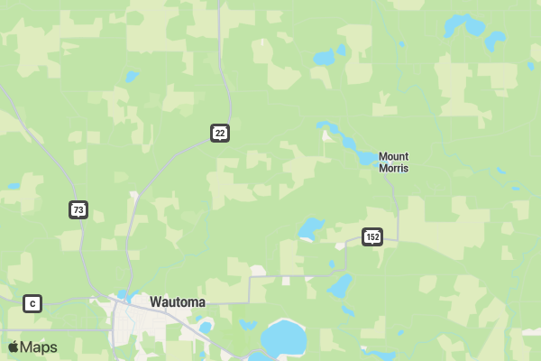 Mission 29 - Waushara Archers location map image
