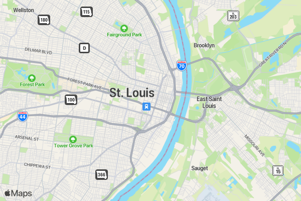 Missouri Skates Up Fundraiser location map image