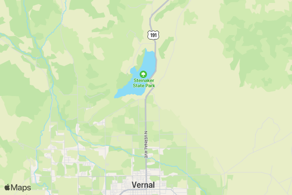 Moonlight Paddle at Red Fleet Paddlefest location map image