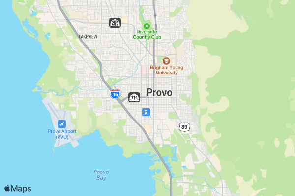 MusicCon Provo location map image