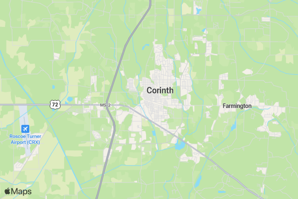 North Mississippi Youth Talent of the Year location map image