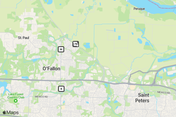 O'fallon Elks Lodge Car Show location map image