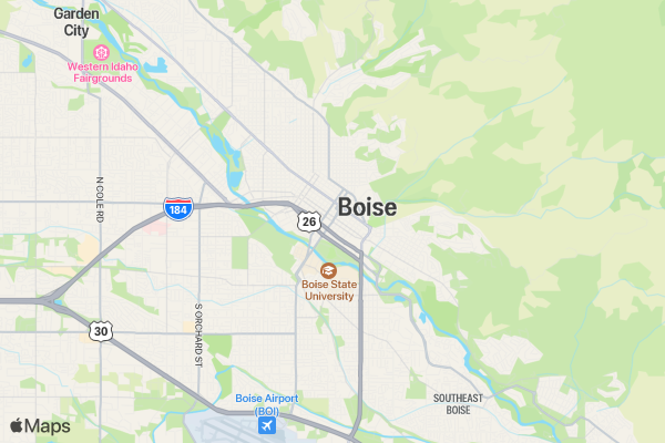 One Family Athletics Summer Training Camp Boise location map image