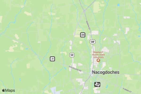 Pineywoods Fair location map image
