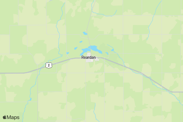 Reardan Class Reunion location map image