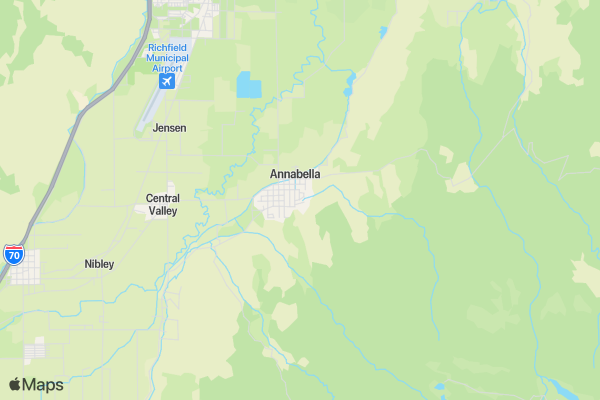 Sevier County Fair Living Arts Entry Form location map image