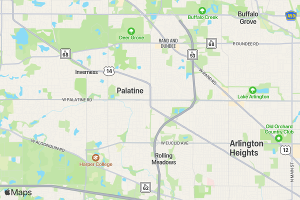 SPRA Rentals location map image