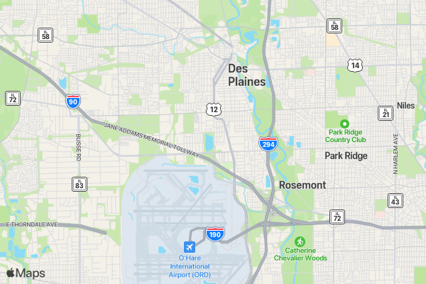 SPRA Showcase location map image