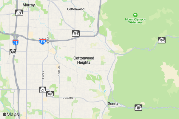 Cottonwood Heights Arts Council - Disney's Beauty and the Beast location map image