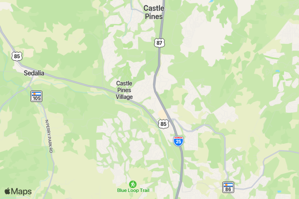 Sunrise to Sunset Castle Rock location map image