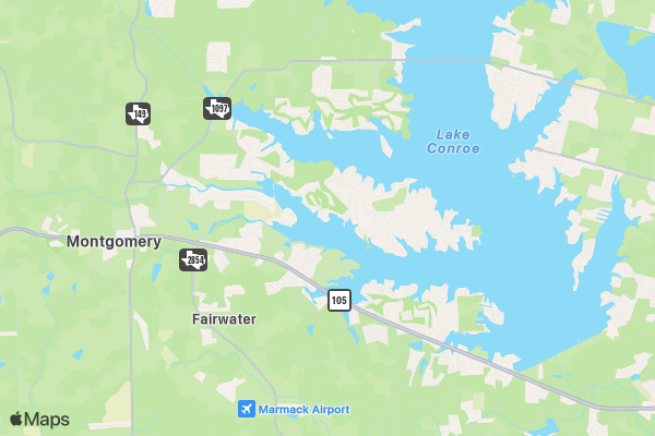 Texas Gun Shows at Margaritaville Lake Conroe Feb 8-9 location map image