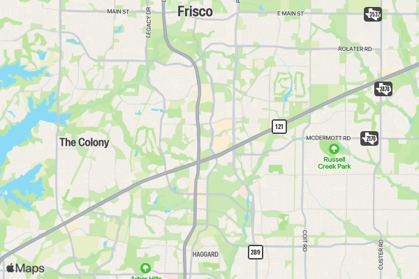 Texas Gun Shows Frisco June 29-30 location map image