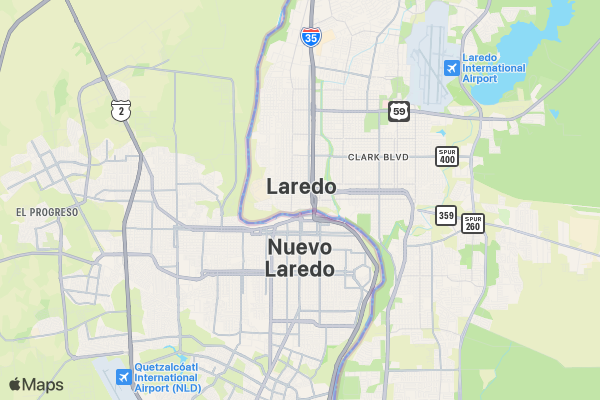 Texas Gun Shows Laredo Nov 16-17 location map image