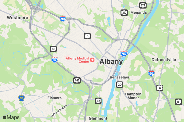 The Dinner Detective Murder Mystery Dinner Show - Albany, NY 10/12/21 location map image